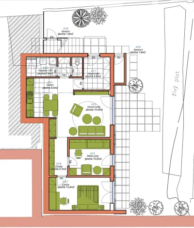 Prodej rodinného domu, Praha - Košíře, Holečkova, 76 m2