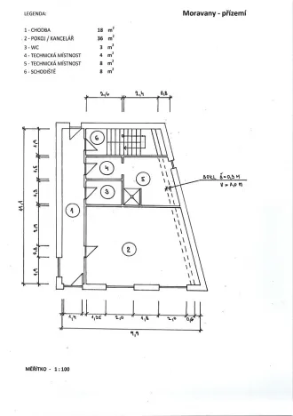 Pronájem obchodního prostoru, Moravany, Modřická, 167 m2