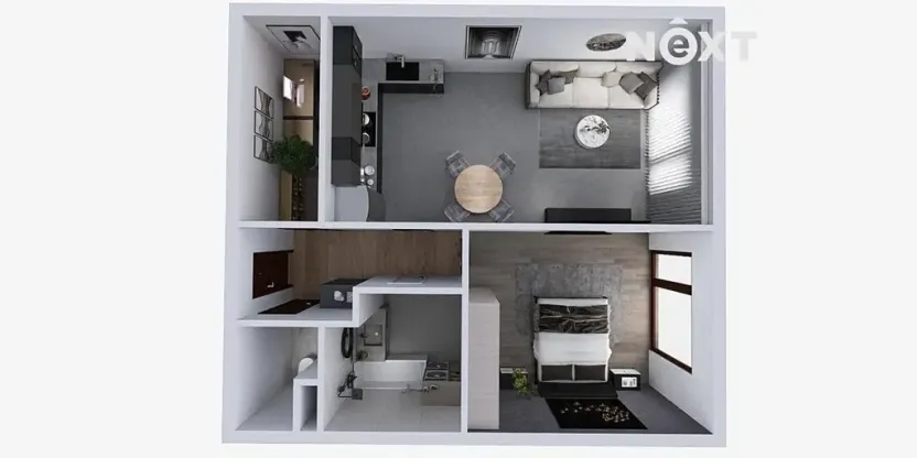 Pronájem bytu 2+kk, České Budějovice, 67 m2