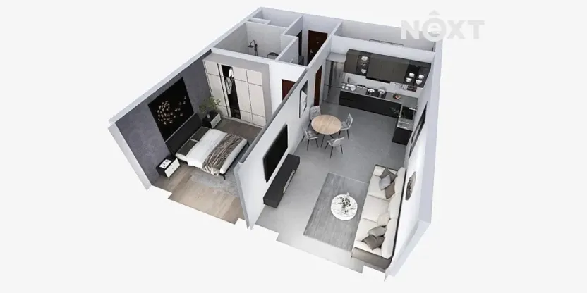 Pronájem bytu 2+kk, České Budějovice, 67 m2