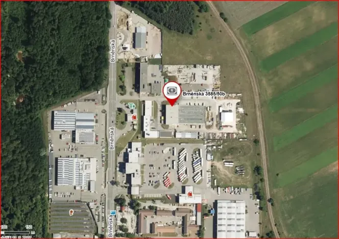 Pronájem kanceláře, Hodonín, Brněnská, 2574 m2