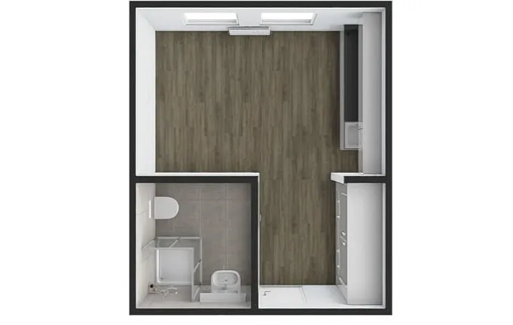 Pronájem bytu 1+kk, Brno - Maloměřice, Hády, 18 m2