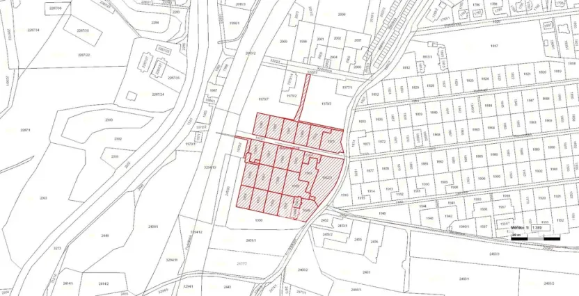 Prodej pozemku, Ostrava - Radvanice, Na Hrázkách, 12371 m2