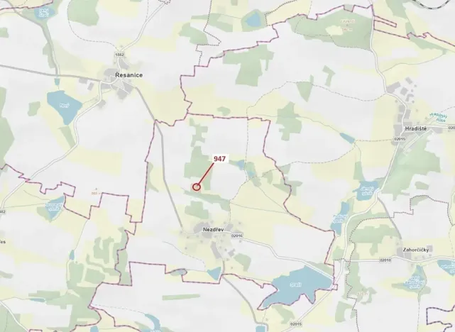 Dražba lesa, Nezdřev, 126 m2