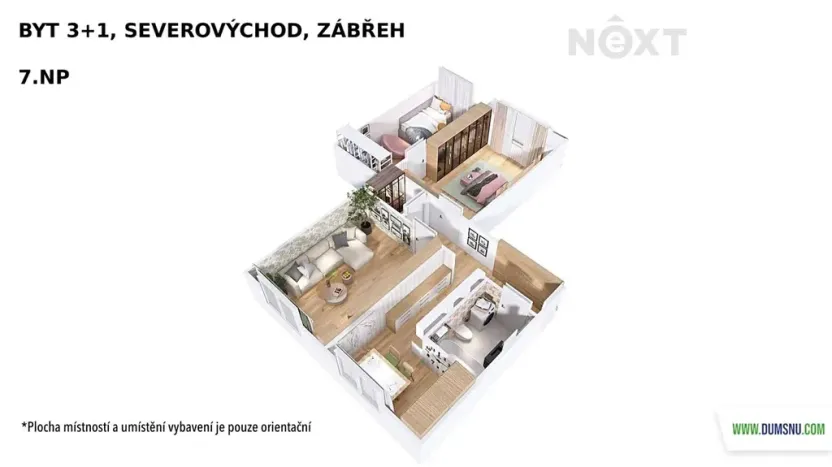 Prodej bytu 3+1, Zábřeh, Severovýchod, 68 m2