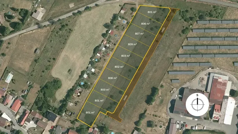 Prodej zahrady, Velký Borek, 800 m2