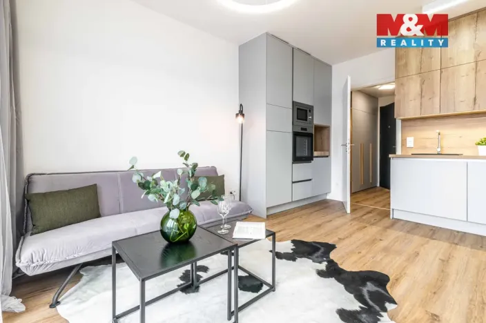 Pronájem bytu 1+kk, Kladno - Dubí, Ke křížku, 34 m2