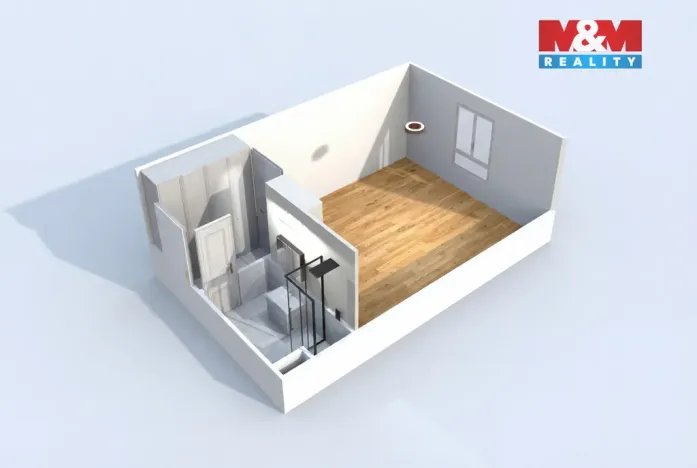 Prodej bytu 1+kk, Roudnice nad Labem, Okružní, 30 m2