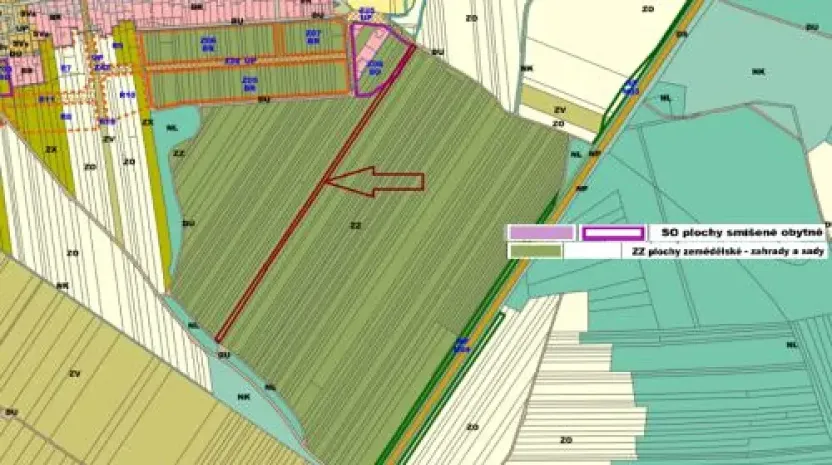 Prodej zahrady, Hlohovec, 3671 m2