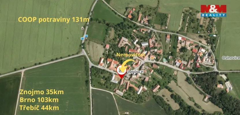 Prodej zemědělské usedlosti, Oslnovice, 180 m2