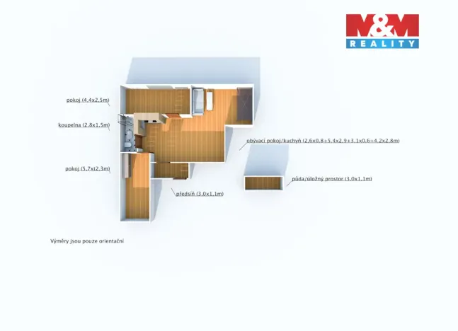 Pronájem bytu 3+kk, Plzeň - Doubravka, Školní, 60 m2
