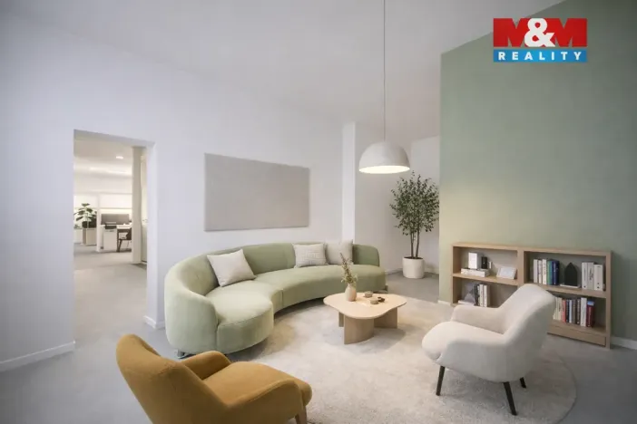 Pronájem kanceláře, Hradec Králové, Šafaříkova, 99 m2