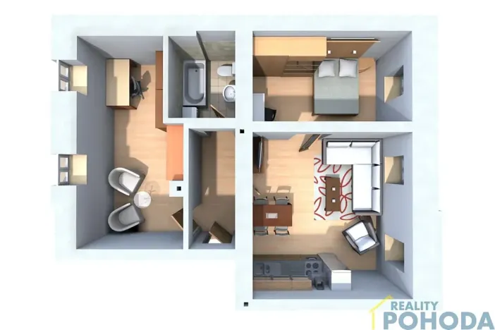 Prodej bytu 3+kk, Choceň, Peliny, 64 m2