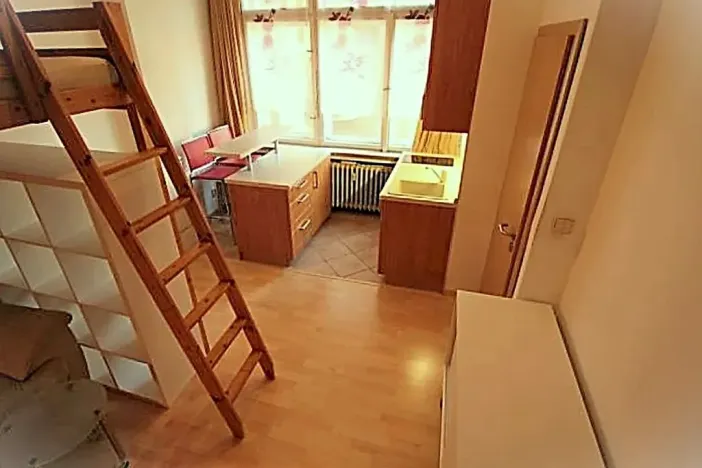 Pronájem bytu 1+kk, Praha - Holešovice, Heřmanova, 26 m2