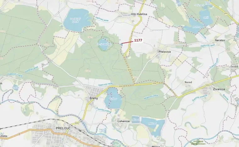 Dražba lesa, Vlčí Habřina, 4658 m2