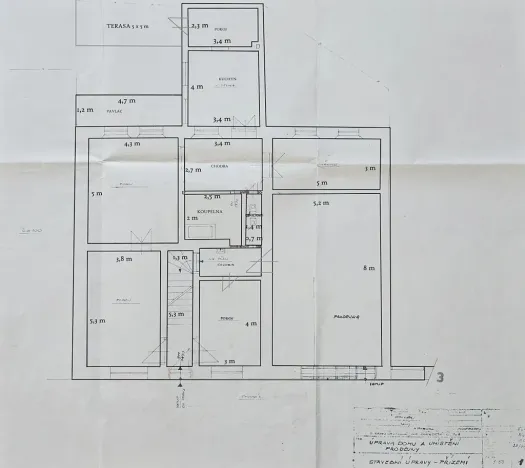 Prodej rodinného domu, Poděbrady, Na Dláždění, 178 m2