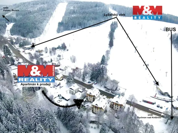 Prodej bytu 1+1, Deštné v Orlických horách, 31 m2