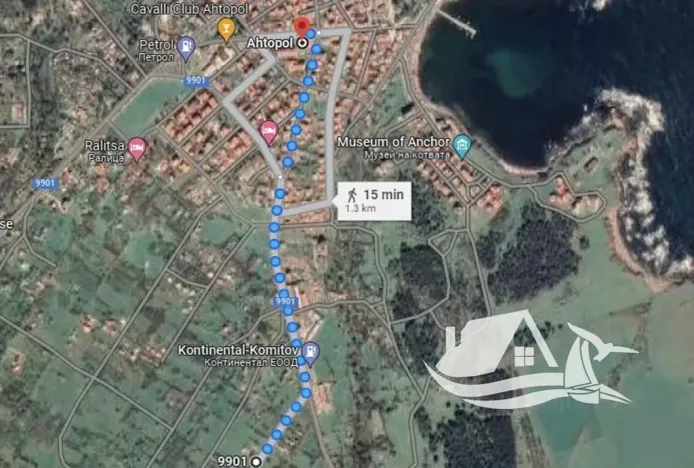 Prodej pozemku pro bydlení, Achtopol, Bulharsko, 991 m2