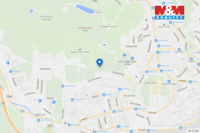 Prodej zahrady, Ústí nad Labem - Klíše, 700 m2