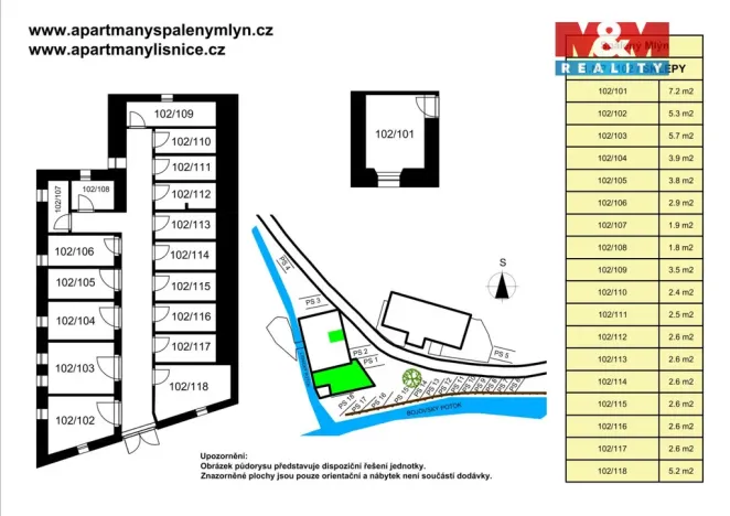 Prodej bytu 3+kk, Líšnice, Spálený Mlýn, 86 m2
