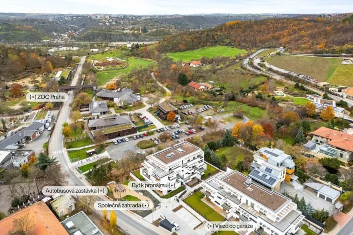 Pronájem bytu 2+kk, Praha - Troja, Pod Hrachovkou, 47 m2