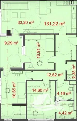 Prodej bytu 4+kk, Burgas, Bulharsko, 131 m2