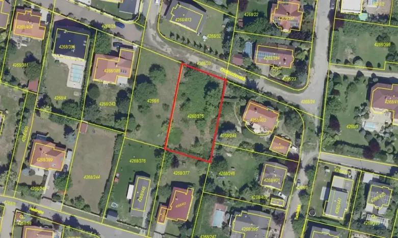Prodej pozemku pro bydlení, Praha - Újezd nad Lesy, Chotouchovská, 1392 m2