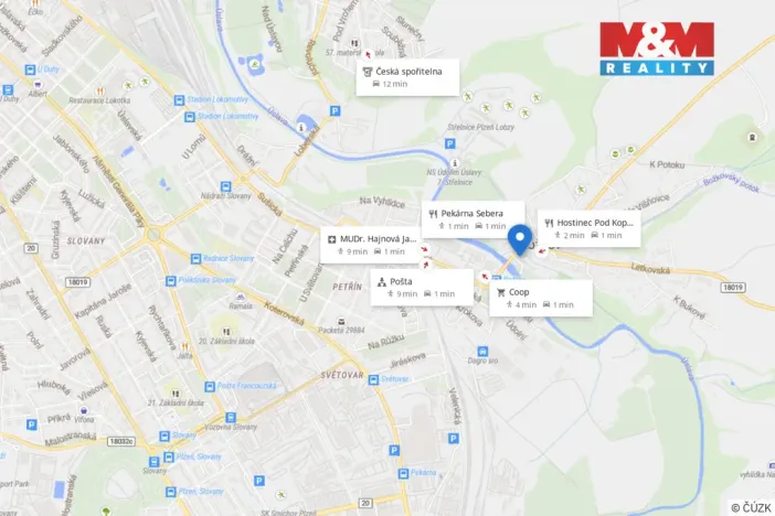 Pronájem kanceláře, Plzeň - Božkov, Božkovské náměstí, 172 m2