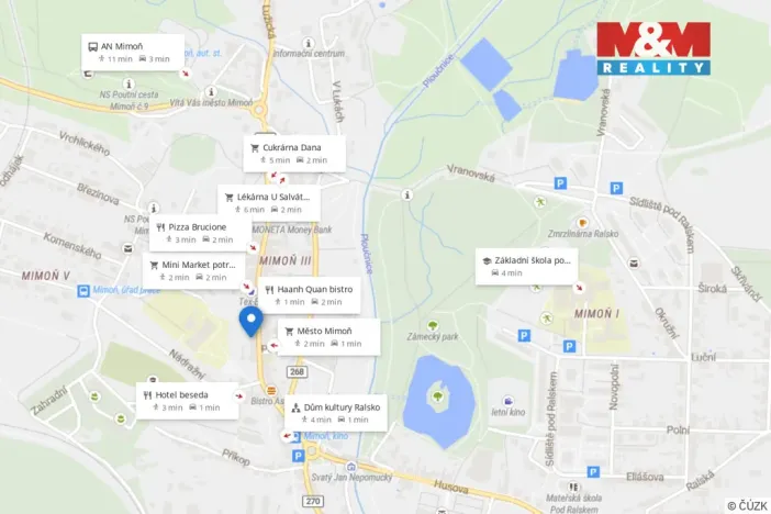 Pronájem obchodního prostoru, Mimoň - Mimoň III, Mírová, 54 m2