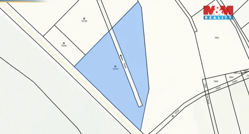 Prodej louky, Domousnice, 5324 m2