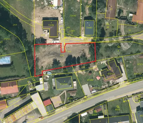 Prodej pozemku pro bydlení, Tábor, Družstevní, 1117 m2