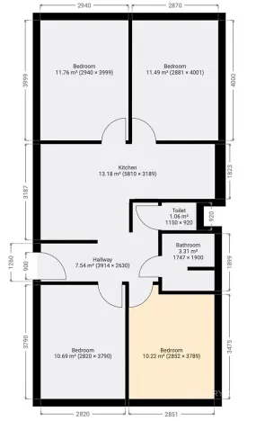 Pronájem pokoje, Praha - Žižkov, Roháčova, 10 m2