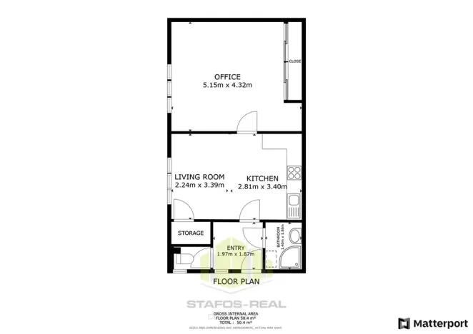 Pronájem bytu 2+kk, Olomouc, Charkovská, 48 m2