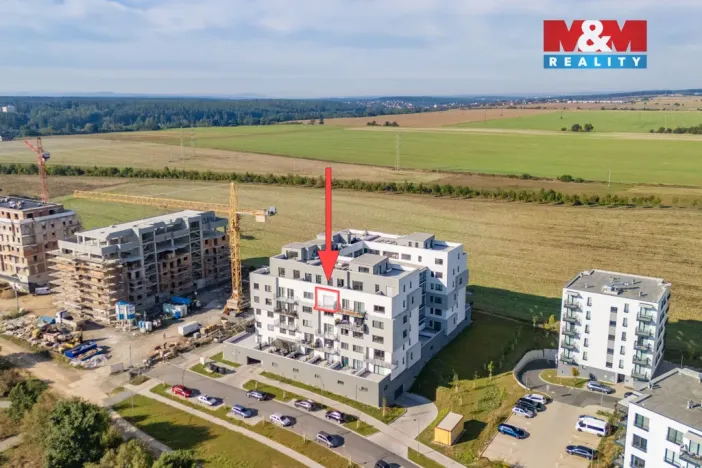 Pronájem bytu 1+kk, Plzeň - Skvrňany, Františka Kováříka, 46 m2