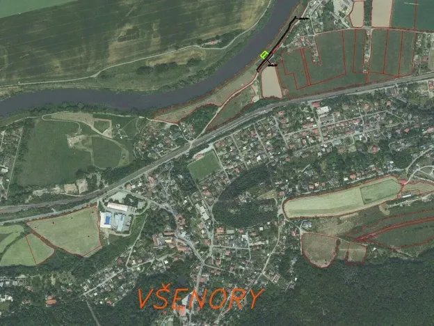 Prodej pozemku, Všenory, 600 m2