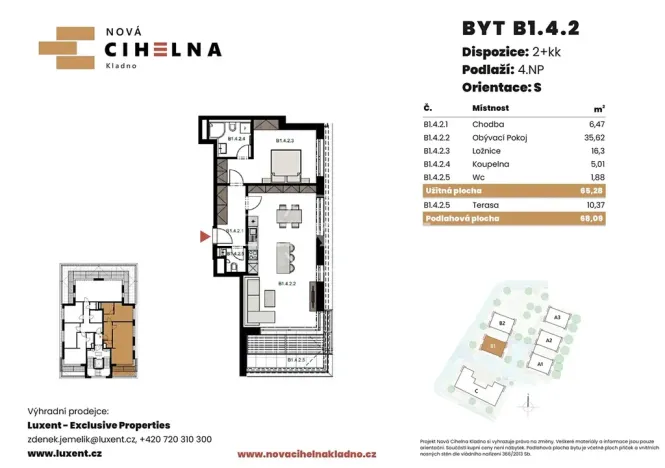 Prodej bytu 2+kk, Kladno, 65 m2