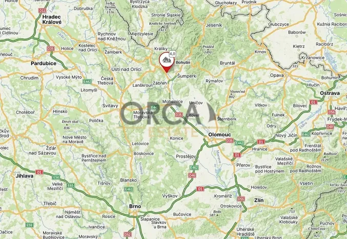 Prodej louky, Bohutín, 1450 m2