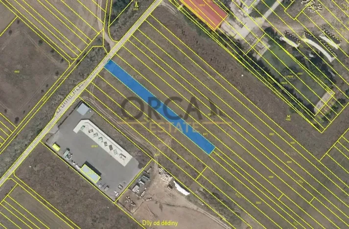 Prodej pole, Moravský Písek, 1125 m2