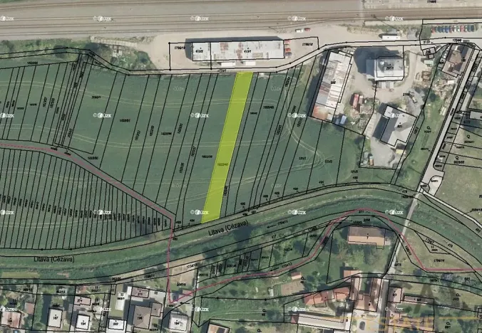 Prodej podílu komerčního pozemku, Nesovice, 484 m2