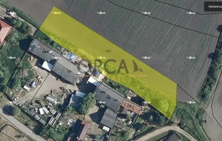 Prodej pole, Bílence, 2345 m2