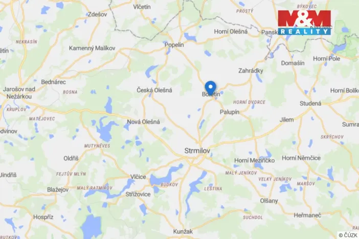 Prodej rodinného domu, Bořetín, 1072 m2