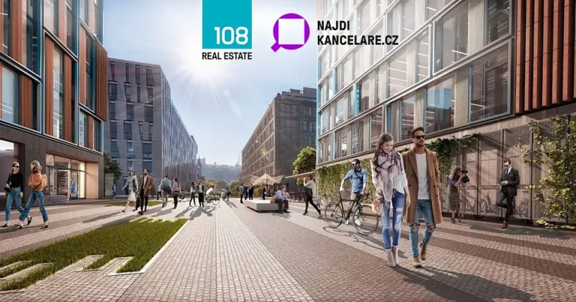 Pronájem kanceláře, Praha - Karlín, Rohanské nábřeží, 3400 m2