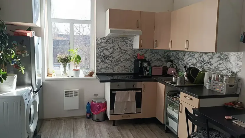 Pronájem bytu 1+1, Praha - Kobylisy, Bořanovická, 32 m2