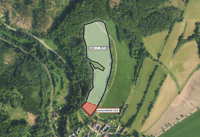 Prodej podílu pozemku pro bydlení, Městečko Trnávka, 8155 m2