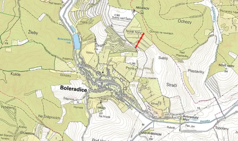 Prodej sadu/vinice, Boleradice, 3042 m2