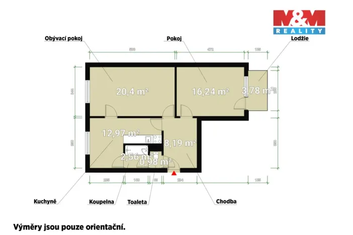 Prodej bytu 2+1, Karlovy Vary - Doubí, Modenská, 60 m2