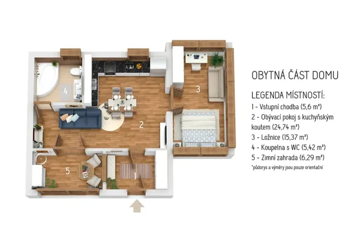 Prodej rodinného domu, Hostinné, Kaštanová, 135 m2