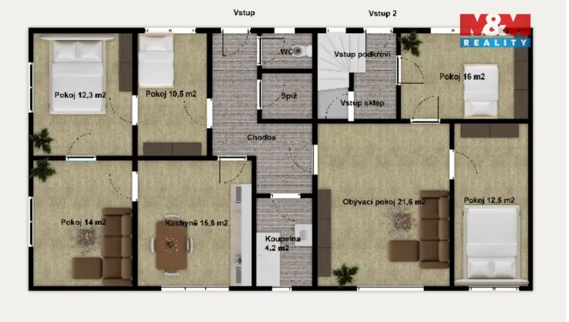 Prodej rodinného domu, Domousnice - Skyšice, 180 m2