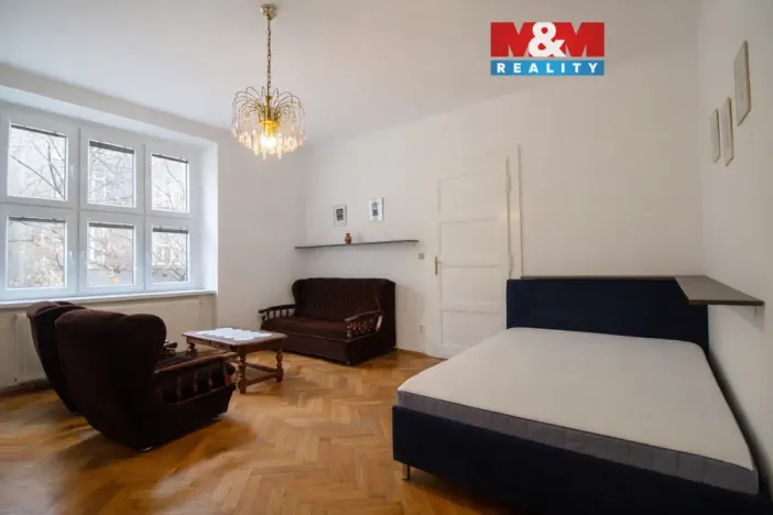 Pronájem bytu 2+kk, Praha - Žižkov, Žerotínova, 55 m2