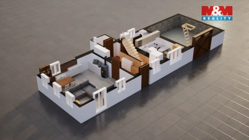 Prodej rodinného domu, Světlá pod Ještědem - Rozstání, 185 m2